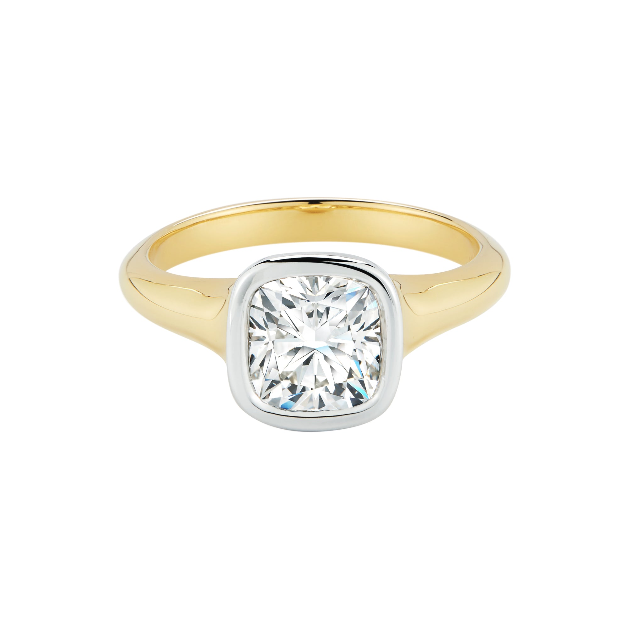 cushion cut diamond engagement ring finn jewelry by Candice Pool Neistat