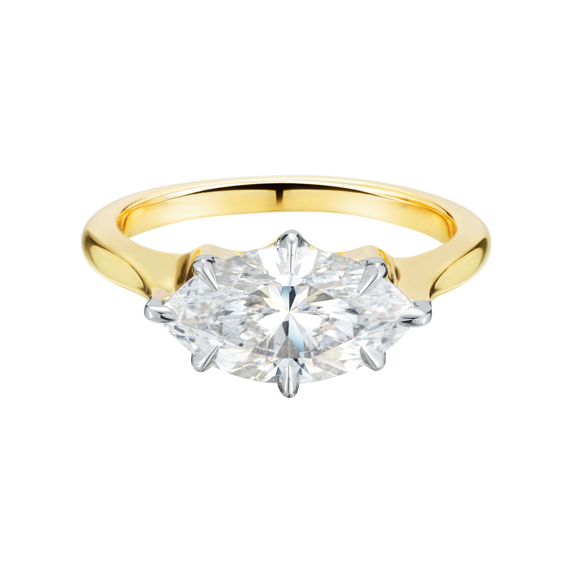 Custom Marquise Diamond Engagement Ring - Finn by Candice Pool Neistat