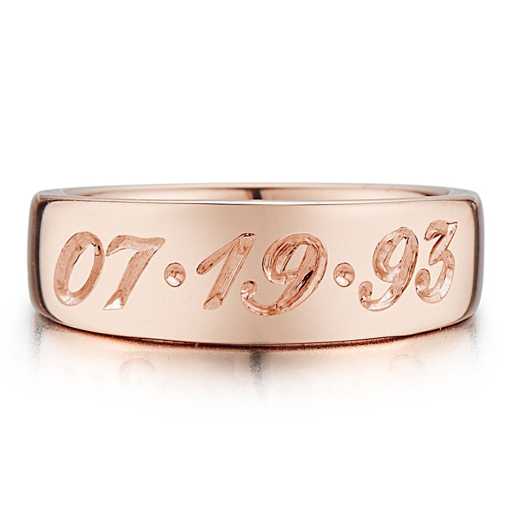 PERSONALIZED DATE RING