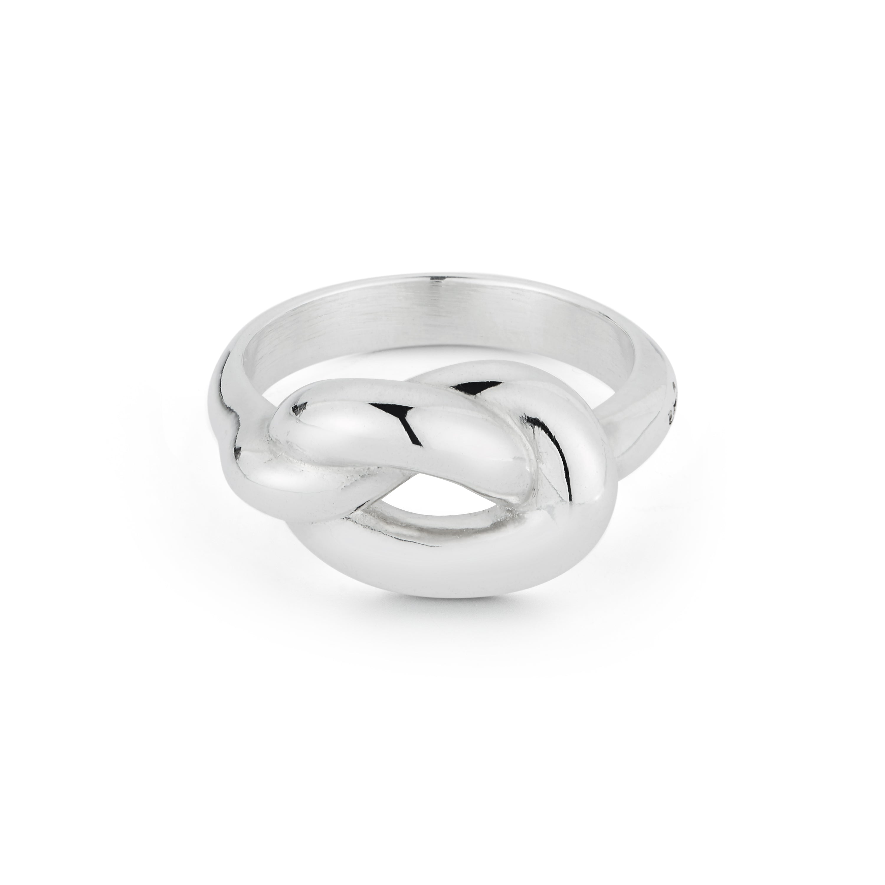 Sterling love knot ring Clearance