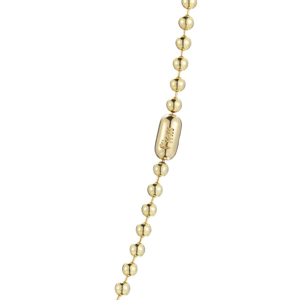 solid 14k gold ball chain necklace by finn by candice pool neistat 