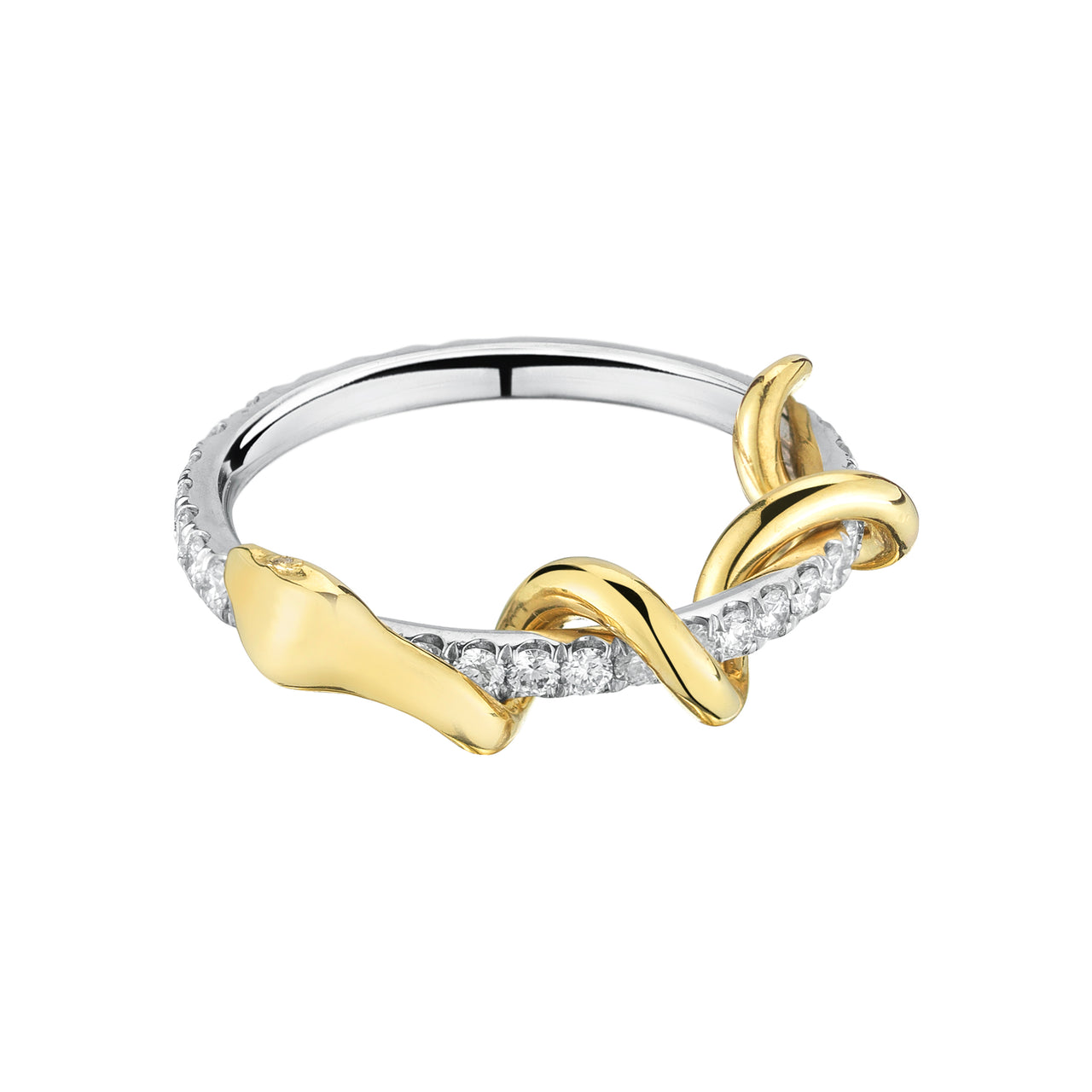 snake ring diamond eternity band by finn by candice pool neistat