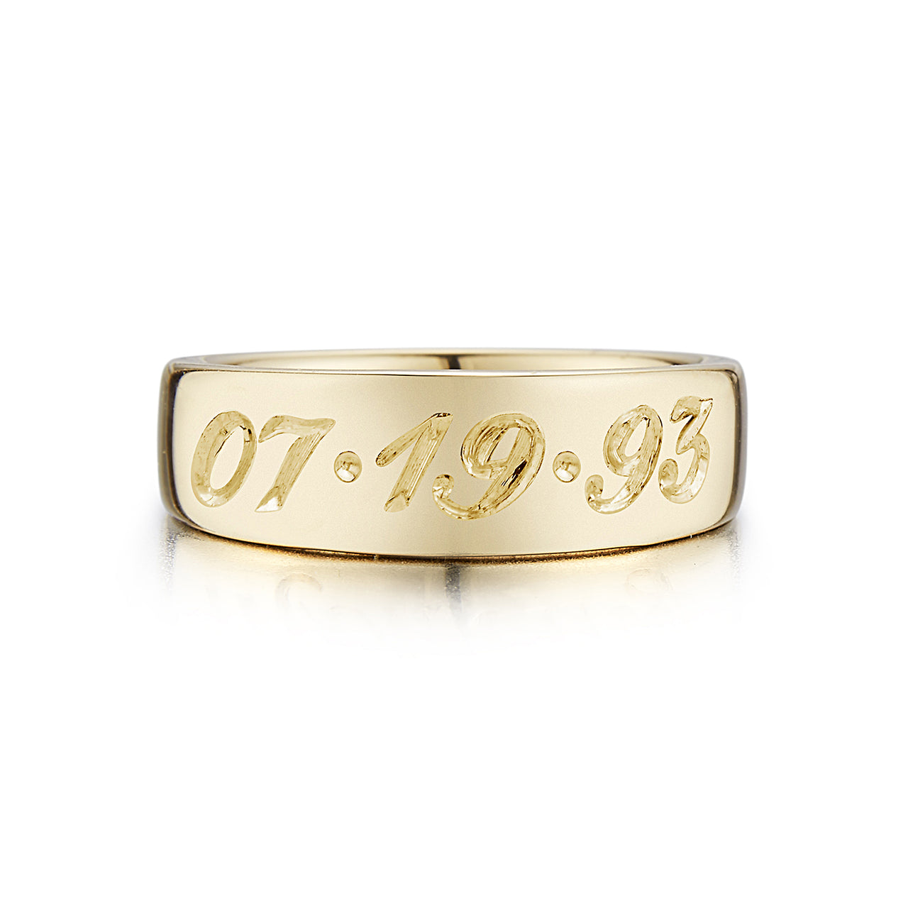 Engraved Pinky Ring